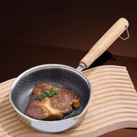 Non Pan Thickened Bottom Single Egg Frying Pan Precision Pouring Edge Design Skillet for Kitchen