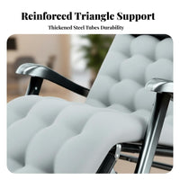 Foldable Convertible Chair Bed Space-Saving Adjustable Reclining Chaise Convertible-Use Design Indoor Furniture Portable for Office Workers, Outdoor Enthusiasts, Noon Break, Balcony, Patio, Backyard