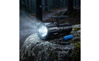 Battery Indicator Rechargeable Handheld Searchlight Side Button Zoom Searchlight Shoulder Strap Portable LED Beam Light Charging Cable