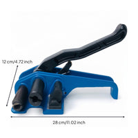 Fiber Strapping Tensioner Manual Polyester Strapping Tensioner Metal Body Polyester Cord Banding Kit