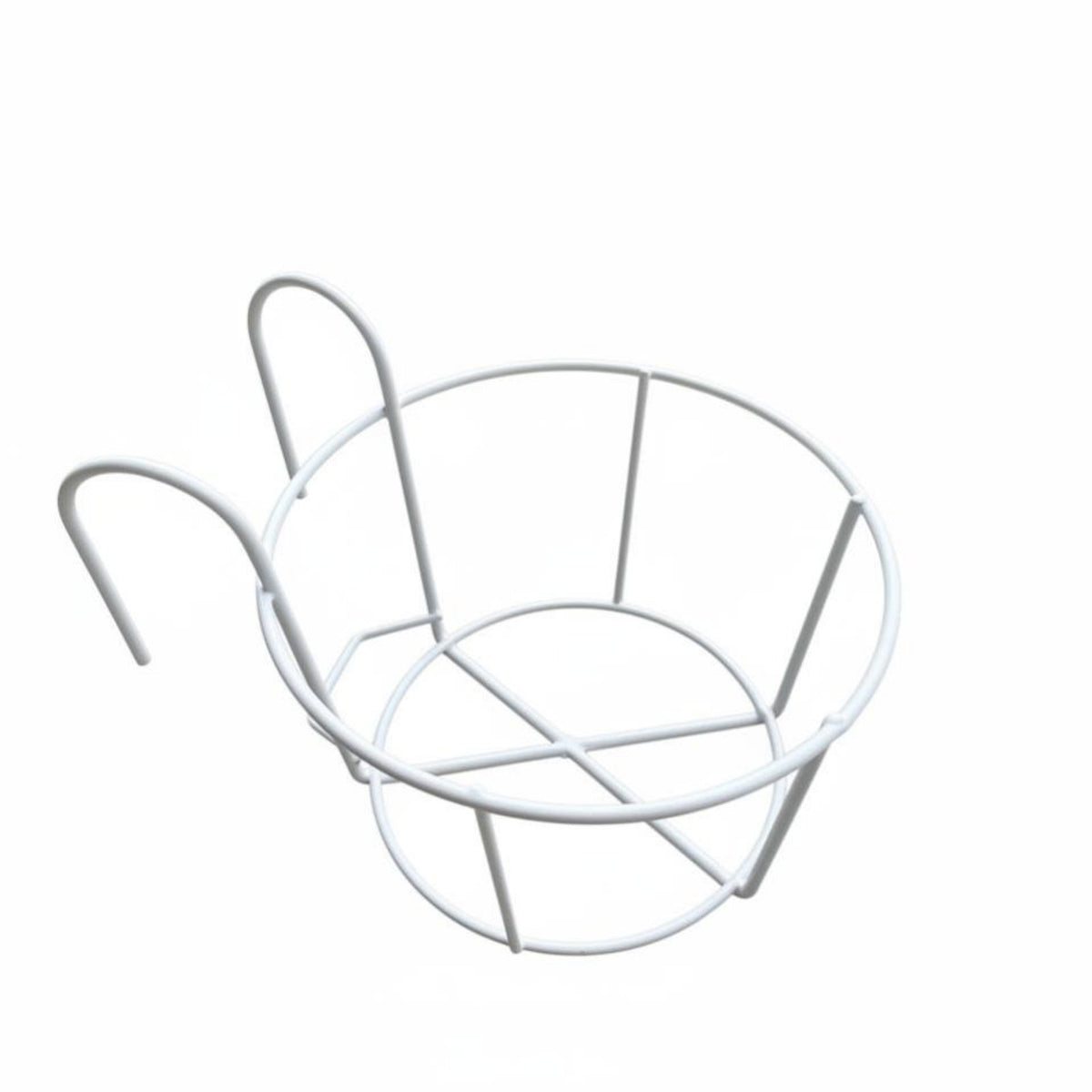 Railing Planter storage areaSaving floral Pot Stand Easy Installation for casement