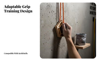 Wooden Climbing Grip Board Wood Portable Finger Training Board 300kg Maximum Load Wooden Climbing Grip Strengthener for Climbers, Advanced Users
