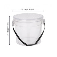 Car Wash Bucket Compact Lidded Bucket Easy to Store