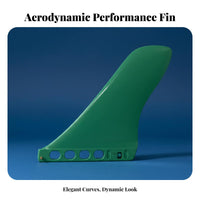 Screwless Board Fin Easy Installation Stand-up Paddleboard Center Fin Nylon Fiberglass Material Paddleboard Rudder for Paddleboarders, Surfers