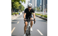 Adjustable Road Bike Helmet Streamlined Helmet with Straps Secure Snug for Outdoor Sports