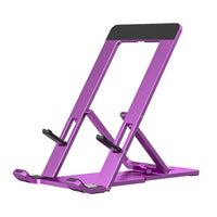 foldable Phone Stand Anti-Slip Aluminum Device Stand Scratch-Resistant Holder for Video Calls