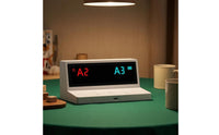 OLED Display Card Game Scorekeeper USB-C Charging Electronic Scorekeeper Rechargeable Tabletop Scoreboard White