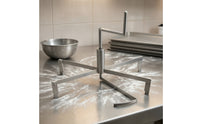 Crepe Forming Tool Heavy-Duty Crepe Spreader Batter Spreader with Crank Arm Rust-Resistant Utensil Easy to Use for Chefs