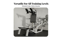 Hack Squat Machine Multifunctional Leg and Glute Padded Backrest and Thigh Toner for Women