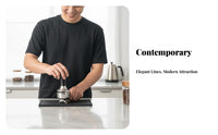Even Grounds Distribution 2-in-1 Coffee Tamper and Distributor Level Tamping Espresso Tamper and Distributor Kit Eliminates Channeling