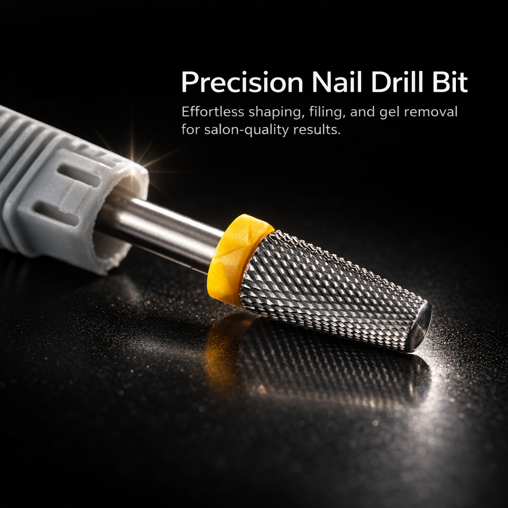 Tungsten Carbide for Acrylic Removal, Five Piece Set for Nail Technicians and Home Manicure, Extra Fine Grit with Headed