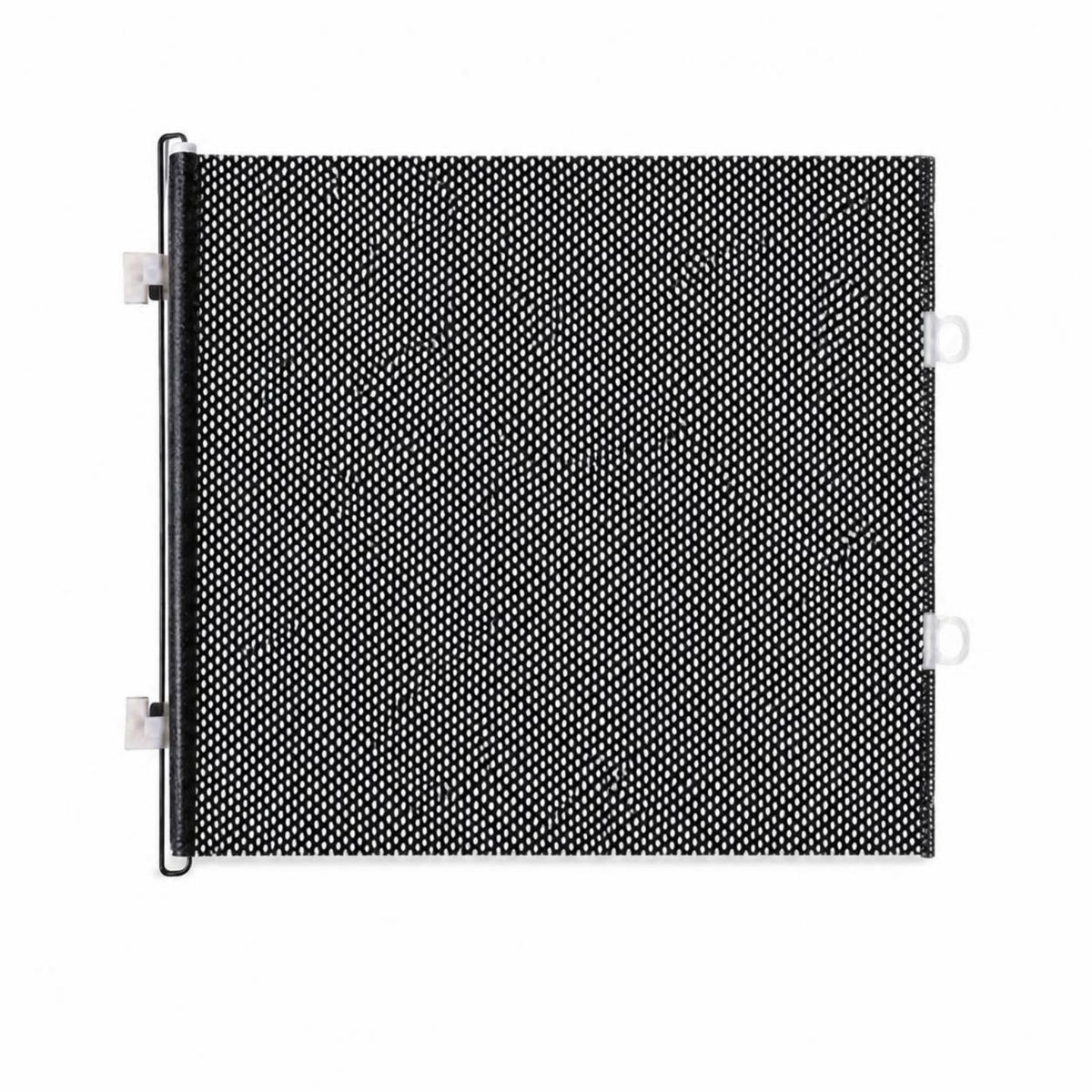 Wide Retractable Pet Barrier Adjustable Mesh Dog Gate with Hooks Portable Retractable Mesh Gate Indoor for Doorways