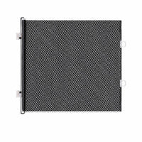 Wide Retractable Pet Barrier Adjustable Mesh Dog Gate with Hooks Portable Retractable Mesh Gate Indoor for Doorways