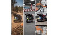 Motocross Helmet off-Road Downhill Helmet Streamlined Safety for Riders, Karting
