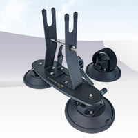 Suction Cup Mounting Bracket Matte Black Fixture Hardware Industrial Finish