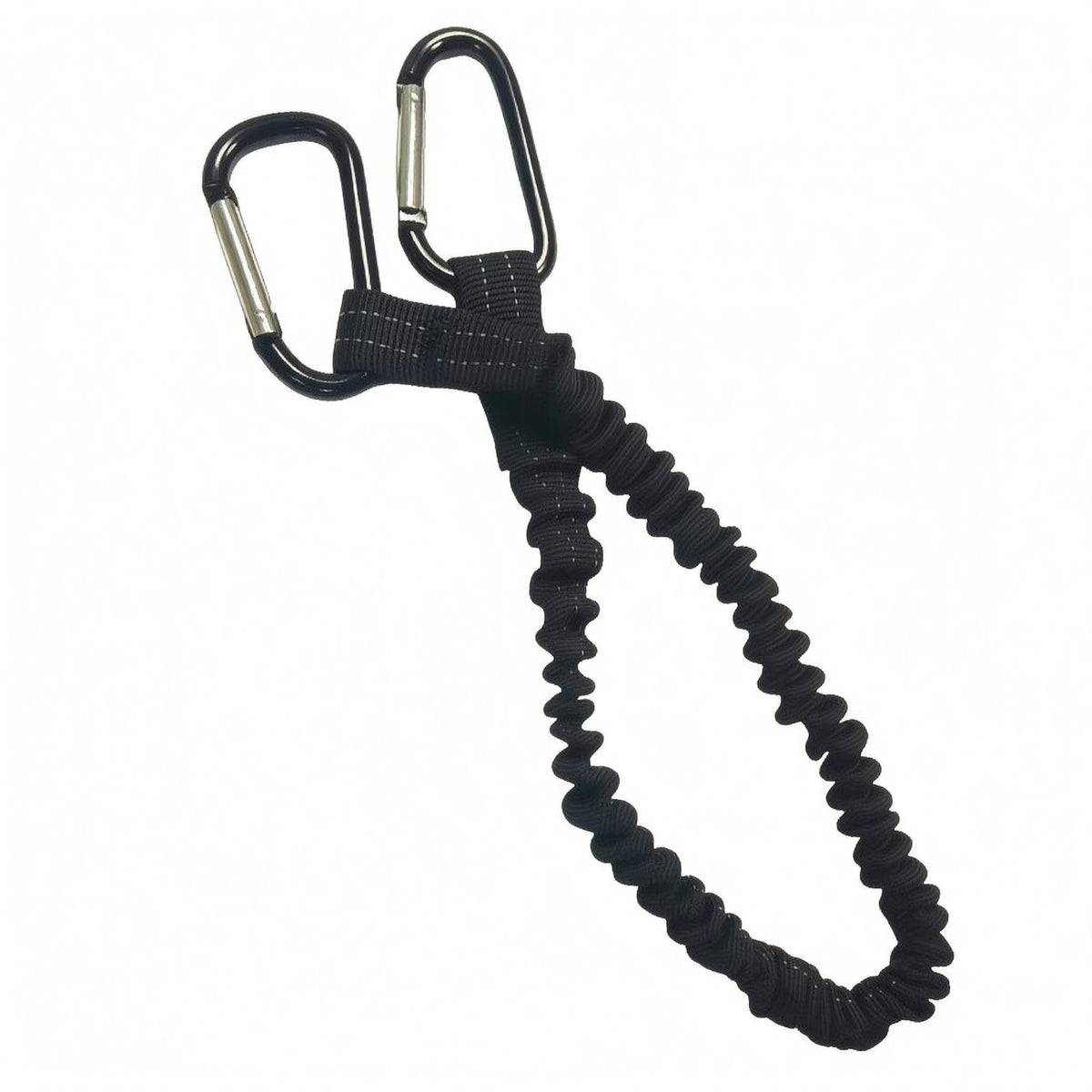 Coiled Double-Hook Safety Lanyard Elastic Tool Lanyard Tool Drop Protection Strap