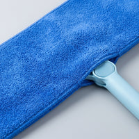 Cleaning Mop Head Replacement with Secure Fastening System, Reusable Microfiber Mop Pads