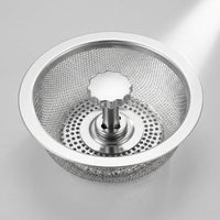Swan Drain Basket Kitchen Sink Strainer, Stainless Steel Hanging Drain Basket for Food Waste, Round Kitchen Sink Drain Basket for Scraps Catcher