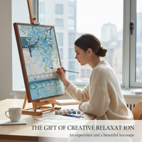 DIY Digital Oil Painting Kit Cartoon Anime Landscape Decor 40x50cm