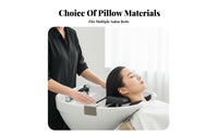 Ergonomic Design Shampoo Bowl Headrest Soft & Comfortable Shampoo Bowl Neck Rest Easy to Install for Barbers, Beauticians, Barbershops, Spas