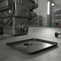 Fast-Draining Oil Drain Funnel Messmessless Rectangular Drain Funnel Heavy-Duty Chemical-Resistant for DIY Car Owners, Mechanics, Garage, Workshop
