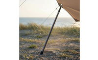Adjustable Tarp Pole Waterproof Telescoping Tent Pole Adjustable Tarp Poles Includes Rainproof Cap Extendable Awning Support