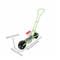 Adjustable Spacing Hand Push Seeder Lightweight Design Manual Vegetable Planter Multi-Row Precision Garden Seeder for Farmers, Gardeners, Farm, Greenhouse, Orchard