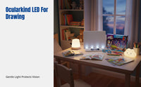 3D Night Light Drawing Board, Creative Doodle Pad, Colorful Fluorescent Erasable Writing Board for Kids