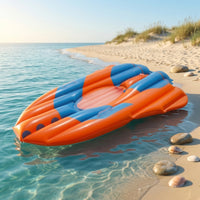 Inflatable Airplane floats Heavy-Duty Water Activity Board Easy to Carry Inflatable Board with Handles for Young Children, Beach, Lake