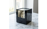 Automatic Watch Winder with Drawer Glossy Dual Watch Winder Safeguarding Quiet for Bedside Table