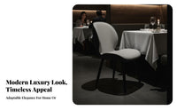 Multifunctional Upholstered Dining Chair Ergonomic Design Upholstered Kitchen Chair Scratch Resistant Seating Furniture Easy To Install for Restaurant Owners, Homeowners, Interior Decorators, Home, Cafe, Office, Living Room