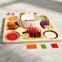 Tabletop Hedgehog Peg Toy Fine Motor Wooden Peg Board Educational Puzzle Game Interactive for Preschoolers, Toddlers, Kids, Preschool, Classroom, Home School