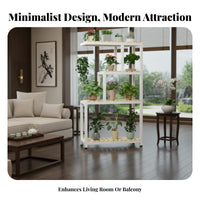 Multi-Tier Pot Stand Modern and design Plant Holder Floor-Standing Easy to Assemble for Apartment Dwellers, home residents
