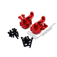 2 Pieces 1/10 front steering cup CNC-Machined with Screws Hardware for Trail Rig