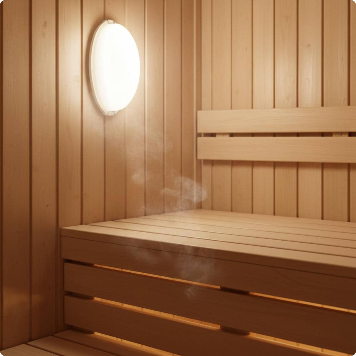 Waterproof Wall Light Heat Resistant Oval Wall Sconce for Bathroom, Balcony