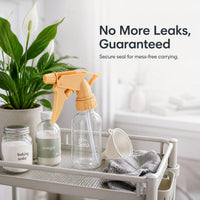 Plastic Spray Bottle for Alcohol, Cleaning, and Gardening - 300ml