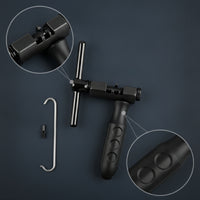 Compact Cycle Chain Breaker Tool Handheld Chain Breaker with Hook Comfortable Sturdy for Bike Mechanics, Trailside Maintenance