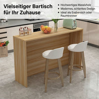 bar table with stools