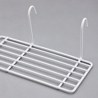 Wire Net, Wall-mounted, Mesh Panel, DIY Storage, White, 50cm x 60cm, Iron-made, 5x5cm Mesh