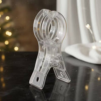 Transparent Balloon Arch Clip with Sticks Clear Balloon Arch Kit Quick Setup Clip with Spring Flexible for Party Planners, DIY Decorators, Photo Backdrops, Birthday Parties