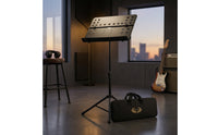 Folding Music Stand Foldable Music Stand with Carrying Bag Adjustable for Instrumentalists, Students, Home Rehearsal Rehearsal, Stage