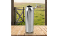Easy to Clean Stainless Steel Milk Cup Portable Milking Cup with Outlet Tube Efficient Hygienic for Homesteaders