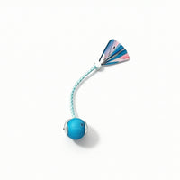 Cat Teaser Toy with Feather Flexible Motorized Cat Toy with Wand Indoor Chasing for Cats, Daily Playtime