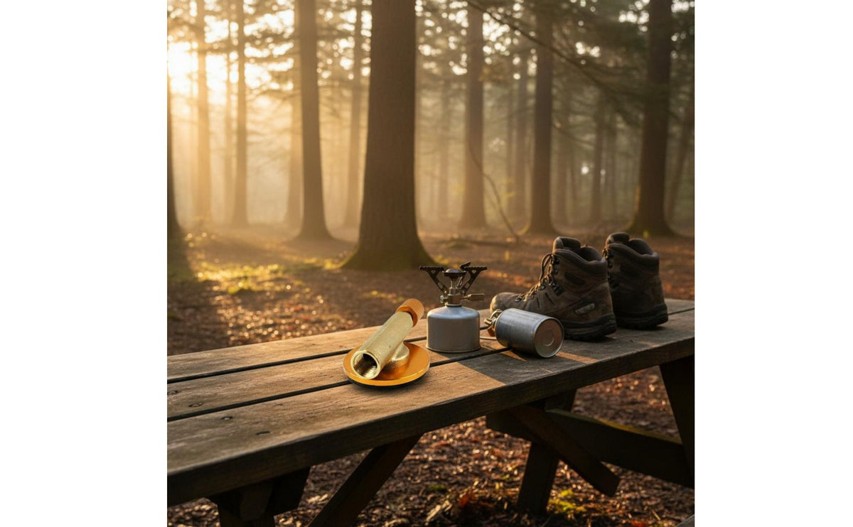 Lightweight Gas Valve Connector Brass Construction Camping Cooking Appliance Hose Adapter Sturdy Gas Container Valve Adapter Portable