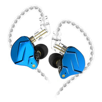 Metal Earbud Headphones Dynamic Driver in-Ear Gaming Headset Silver Cable Wired in-Ear Earphones for Enthusiasts, Computer