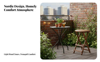 Foldable Design Backless Cross-Frame Stool Installation-without Rattan Top Folding Stool No Assembly Required Portable Seat Padded Cushion for Homeowners, Event Hosts, Home Bar, Camping, Outdoor, Indoor Use
