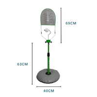 Stable Tennis Swing Practice Aid with Adjustable Pole Portable Tennis Training Device with Weighted Base Non-Slip Practice Kit Anti-Skid for Backyard