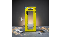 Adjustable Clamping Door Hinge Router Template Measurement Markings Door Hinge Mortise Jig Aluminum Alloy Home Improvement Tool Precision Cutting