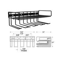 Heavy-Duty Power Tool Organizer Metal Power Tool Rack Space-Saving Drill Holder Wall Mount Rack Long-Lasting for DIYers, Handymen, Garage, Workshop