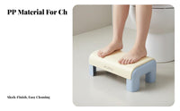 Toilet Squatting Stool Anti-Slip Bathroom Accessory Ergonomic Design for grown-ups